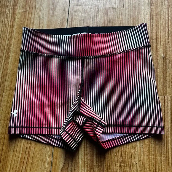 Under Armour Black and Pink Performance Athletic Shorts - Picture 5 of 9